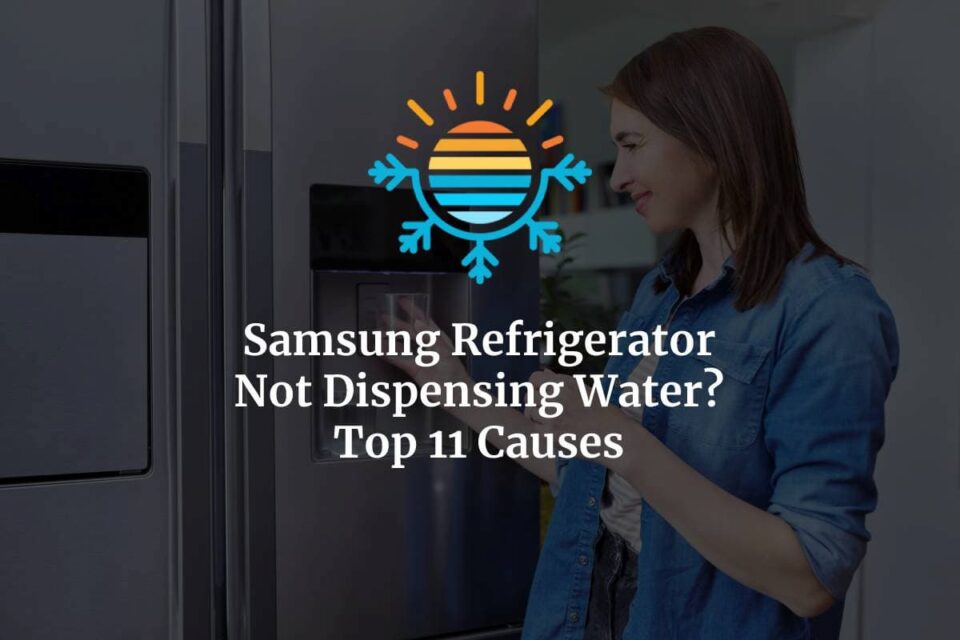 11 Common Causes Samsung Refrigerator Not Dispensing Water