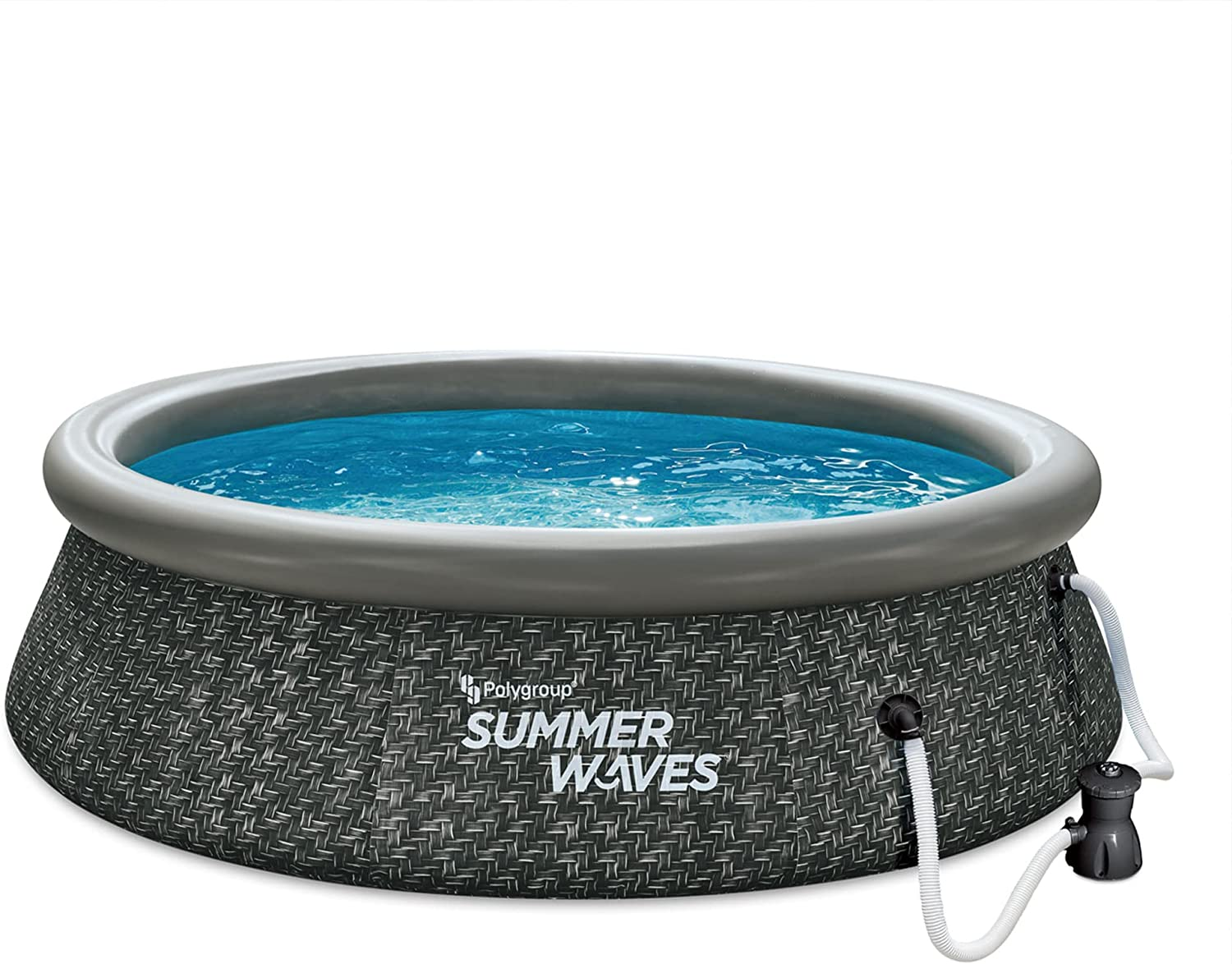 Summer Waves Above-Ground Inflatable Pool